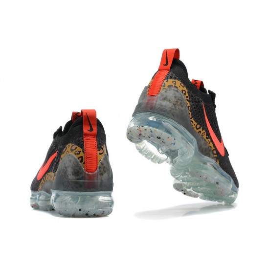 Women/Men Sports Shoes Nike Air VaporMax 2021 Flyknit Black Red