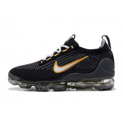 Women/Men Sports Shoes Nike Air VaporMax 2021 Flyknit Black Yellow DH4086-001