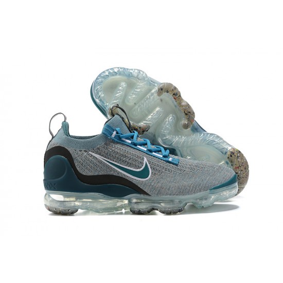 Women/Men Sports Shoes Nike Air VaporMax 2021 Flyknit Blue Grey DC9394-400