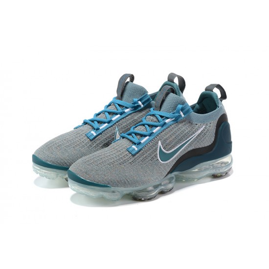 Women/Men Sports Shoes Nike Air VaporMax 2021 Flyknit Blue Grey DC9394-400