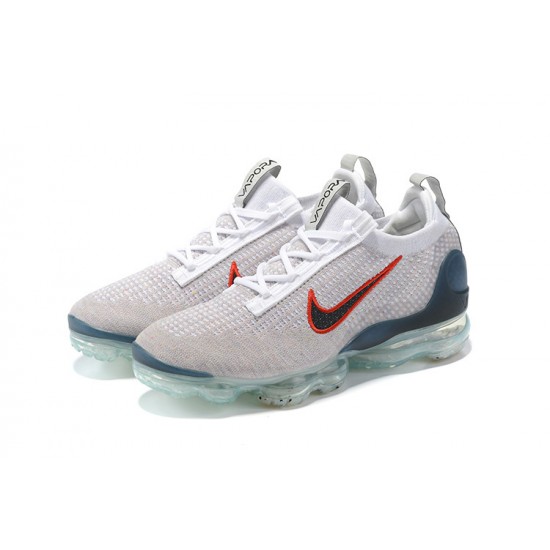 Women/Men Sports Shoes Nike Air VaporMax 2021 Flyknit Blue Red  DC9454-100