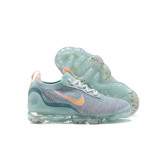 Women/Men Sports Shoes Nike Air VaporMax 2021 Flyknit Green Pink DH4088-300