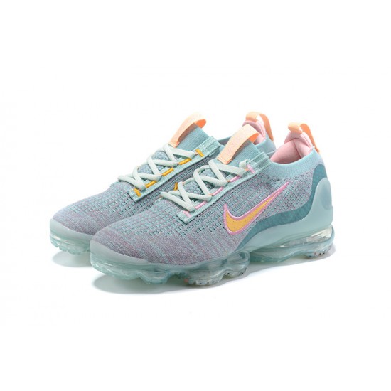 Women/Men Sports Shoes Nike Air VaporMax 2021 Flyknit Green Pink DH4088-300