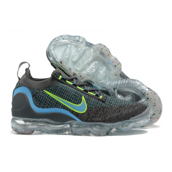 Women/Men Sports Shoes Nike Air VaporMax 2021 Flyknit Grey Blue DB1550-001