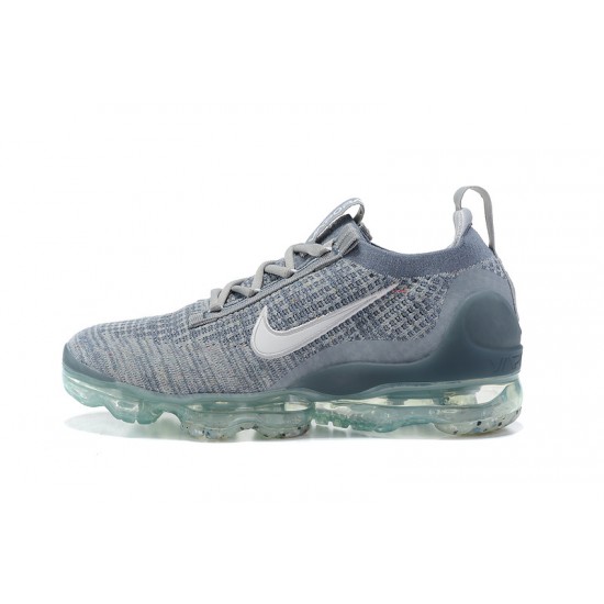 Women/Men Sports Shoes Nike Air VaporMax 2021 Flyknit Grey Blue DH4084-400