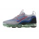 Women/Men Sports Shoes Nike Air VaporMax 2021 Flyknit Grey Blue DX3368-700