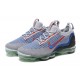 Women/Men Sports Shoes Nike Air VaporMax 2021 Flyknit Grey Blue DX3368-700