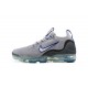 Women/Men Sports Shoes Nike Air VaporMax 2021 Flyknit Grey Blue