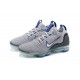 Women/Men Sports Shoes Nike Air VaporMax 2021 Flyknit Grey Blue