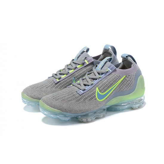 Women/Men Sports Shoes Nike Air VaporMax 2021 Flyknit Grey Green DH4084-003