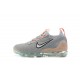 Women/Men Sports Shoes Nike Air VaporMax 2021 Flyknit Grey Orange DH4084-002 