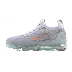 Women/Men Sports Shoes Nike Air VaporMax 2021 Flyknit Grey Orange DH4090-002