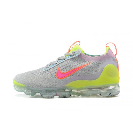 Women/Men Sports Shoes Nike Air VaporMax 2021 Flyknit Grey Pink DH4088-002