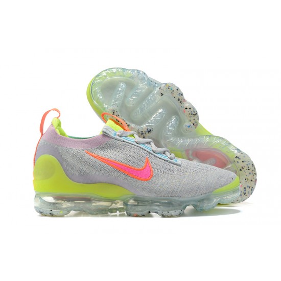 Women/Men Sports Shoes Nike Air VaporMax 2021 Flyknit Grey Pink DH4088-002