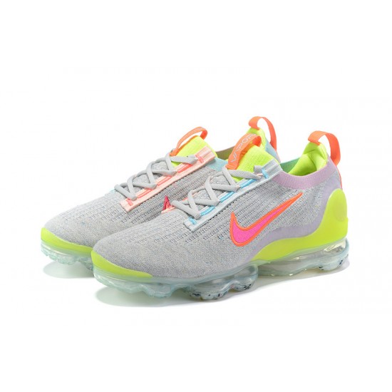 Women/Men Sports Shoes Nike Air VaporMax 2021 Flyknit Grey Pink DH4088-002