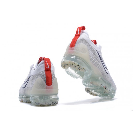 Women/Men Sports Shoes Nike Air VaporMax 2021 Flyknit Grey Red DB1550-003