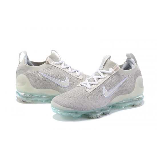 Women/Men Sports Shoes Nike Air VaporMax 2021 Flyknit Grey White DH4088-001