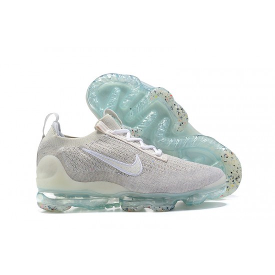 Women/Men Sports Shoes Nike Air VaporMax 2021 Flyknit Grey White DH4088-001