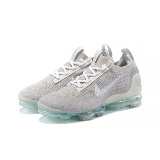 Women/Men Sports Shoes Nike Air VaporMax 2021 Flyknit Grey White DH4088-001