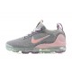 Women/Men Sports Shoes Nike Air VaporMax 2021 Flyknit Grey and Pink