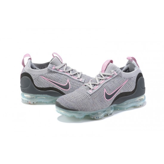 Women/Men Sports Shoes Nike Air VaporMax 2021 Flyknit Pink Grey DB1550-004