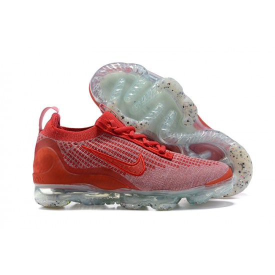 Women/Men Sports Shoes Nike Air VaporMax 2021 Flyknit Red DC4112-800