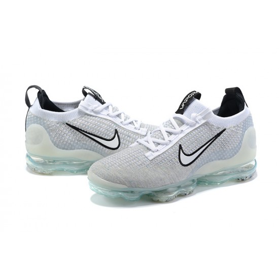 Women/Men Sports Shoes Nike Air VaporMax 2021 Flyknit White Black DB1550-100