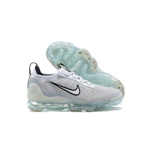 Women/Men Sports Shoes Nike Air VaporMax 2021 Flyknit White Black DB1550-100