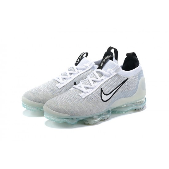 Women/Men Sports Shoes Nike Air VaporMax 2021 Flyknit White Black DB1550-100