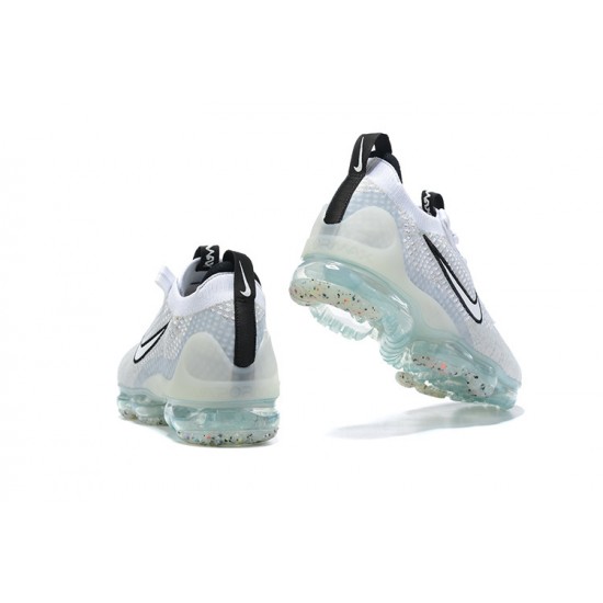 Women/Men Sports Shoes Nike Air VaporMax 2021 Flyknit White Black DB1550-100