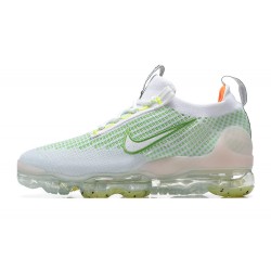 Women/Men Sports Shoes Nike Air VaporMax 2021 Flyknit White Green FD0871-100 