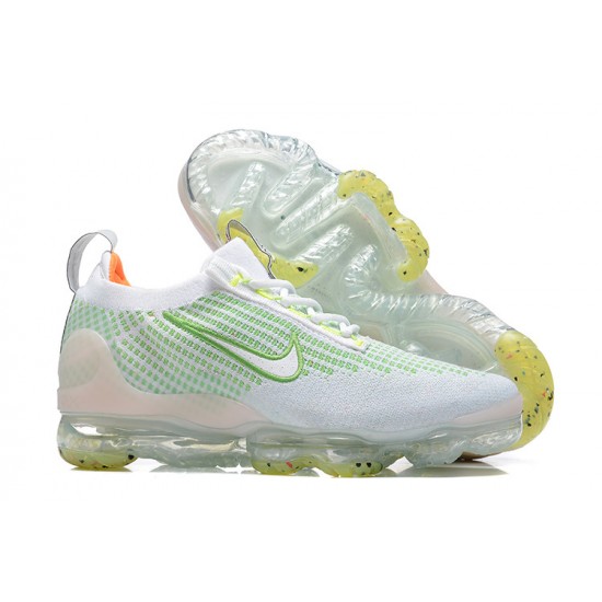 Women/Men Sports Shoes Nike Air VaporMax 2021 Flyknit White Green FD0871-100 