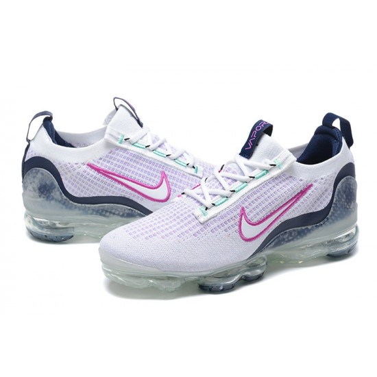 Women/Men Sports Shoes Nike Air VaporMax 2021 Flyknit White Pink DB1550-105