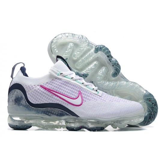 Women/Men Sports Shoes Nike Air VaporMax 2021 Flyknit White Pink DB1550-105