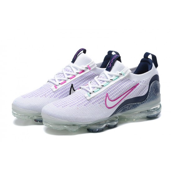 Women/Men Sports Shoes Nike Air VaporMax 2021 Flyknit White Pink DB1550-105