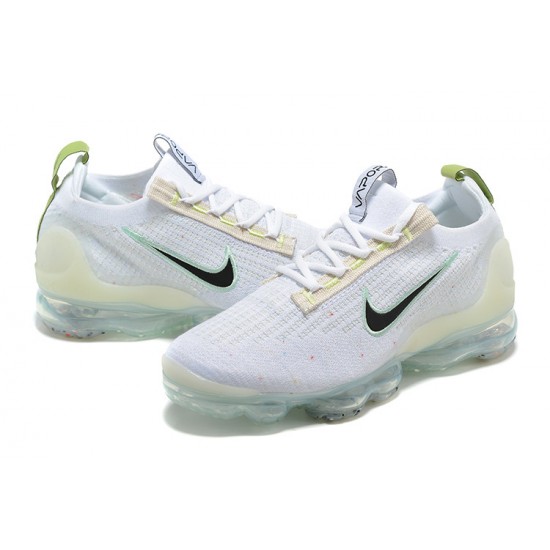 Women/Men Sports Shoes Nike Air VaporMax 2021 Flyknit White and Black