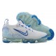 Women/Men Sports Shoes Nike Air VaporMax 2021 Flyknit White and Blue