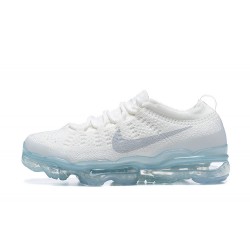 Women/Men Sports Shoes Nike Air VaporMax 2023 Flyknit Pure Platinum White Blue DV1678-002