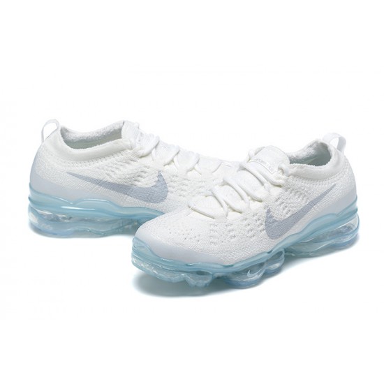 Women/Men Sports Shoes Nike Air VaporMax 2023 Flyknit Pure Platinum White Blue DV1678-002