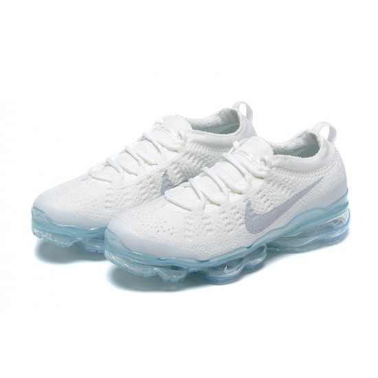 Women/Men Sports Shoes Nike Air VaporMax 2023 Flyknit Pure Platinum White Blue DV1678-002