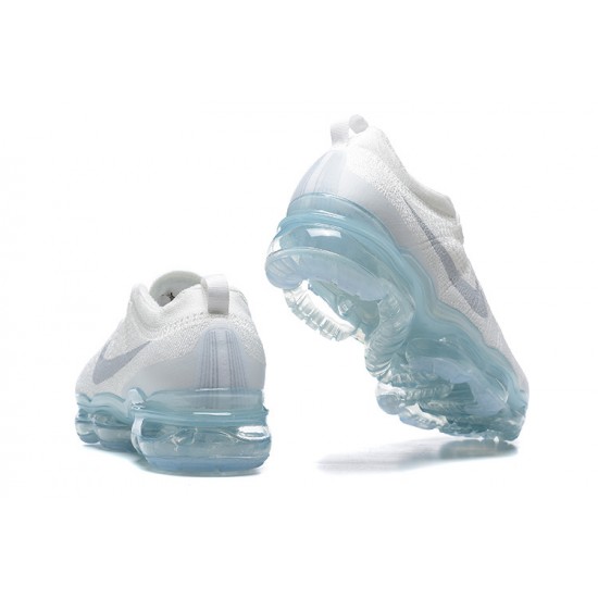 Women/Men Sports Shoes Nike Air VaporMax 2023 Flyknit Pure Platinum White Blue DV1678-002