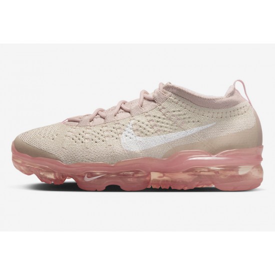 Women Sports Shoes Nike Air VaporMax 2023 Flyknit Oatmeal Pink DV6840-101