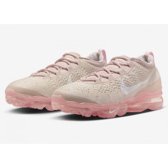 Women Sports Shoes Nike Air VaporMax 2023 Flyknit Oatmeal Pink DV6840-101