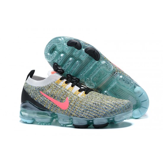 Women/Men Sports Shoes Nike Air VaporMax Flyknit 3 Black Green AJ6910-104