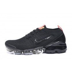 Women/Men Sports Shoes Nike Air VaporMax Flyknit 3 Black Orange