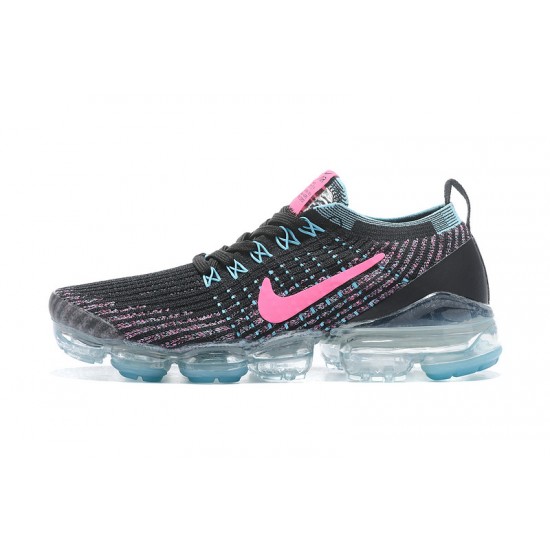 Women/Men Sports Shoes Nike Air VaporMax Flyknit 3 Black Pink AJ5910-101