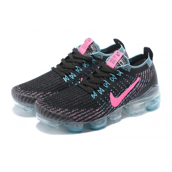 Women/Men Sports Shoes Nike Air VaporMax Flyknit 3 Black Pink AJ5910-101