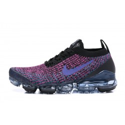 Women/Men Sports Shoes Nike Air VaporMax Flyknit 3 Black Purple AJ6900-009