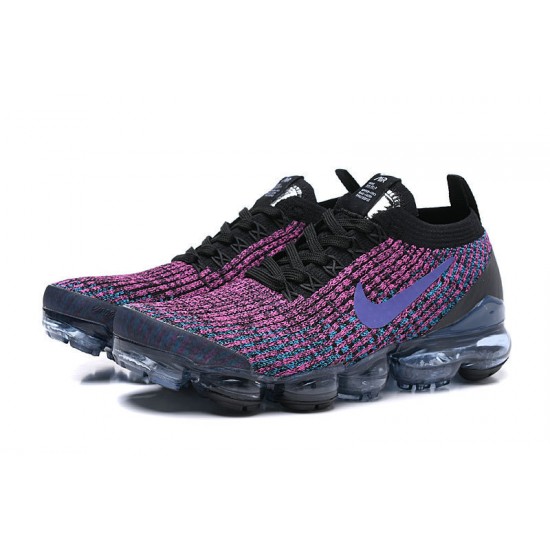 Women/Men Sports Shoes Nike Air VaporMax Flyknit 3 Black Purple AJ6900-009