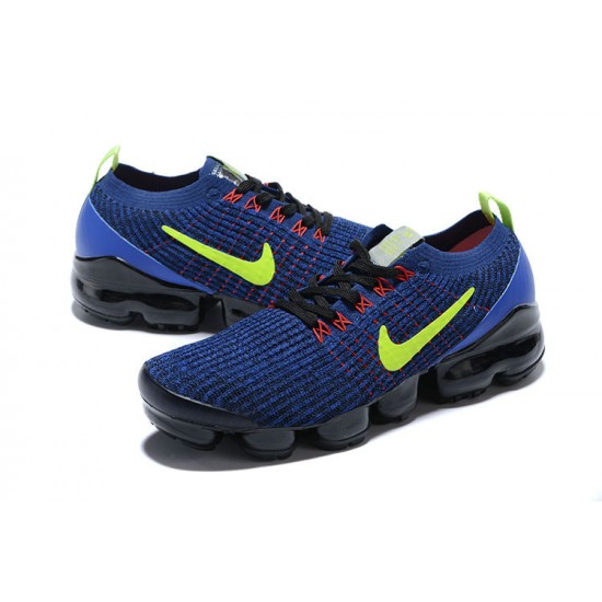 Women/Men Sports Shoes Nike Air VaporMax Flyknit 3 Blue Green